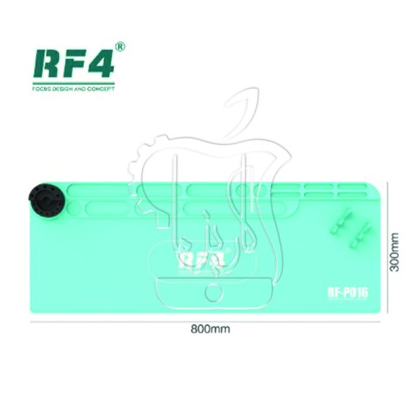 پد سیلیکونی نسوز دارای هولدر ابزار RF4 RF-PO16