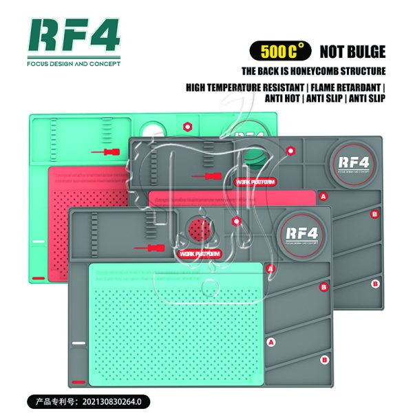 پد سیلیکونی نسوز دولایه RF4 RF-PO2